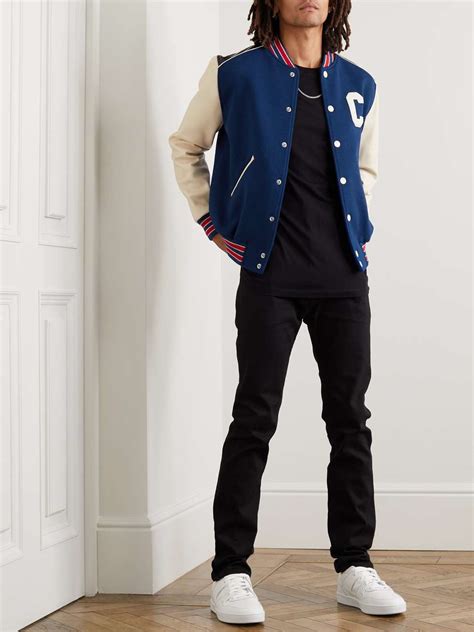 celine varsity jacket womens|mr porter celine homme jacket.